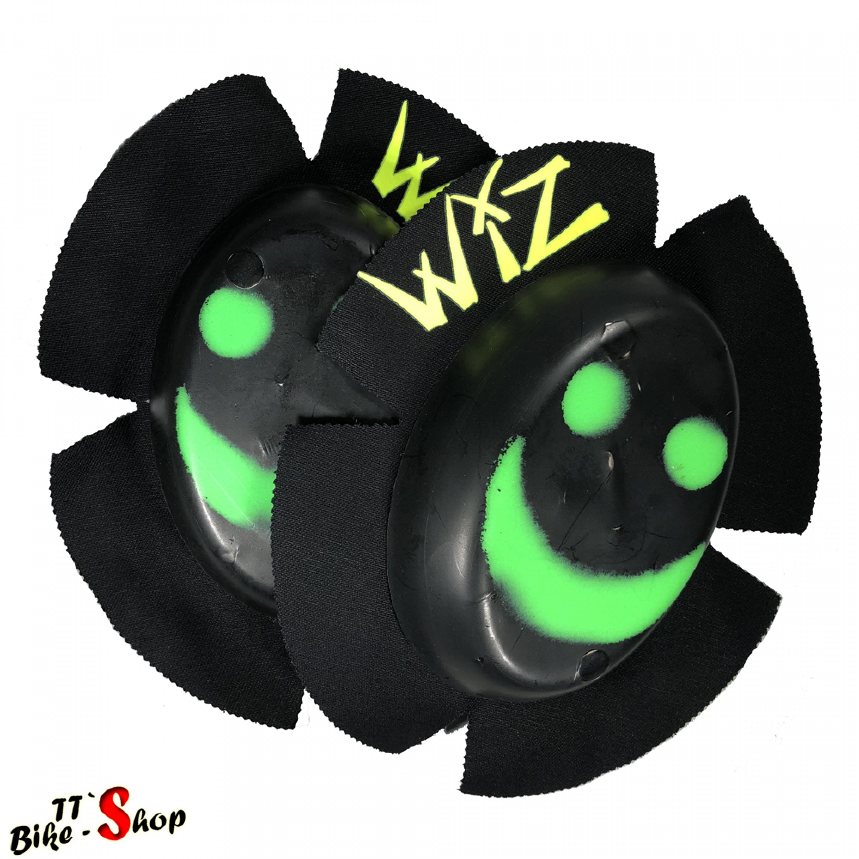 Wiz Kneeslider, Smile in black-hi viz green